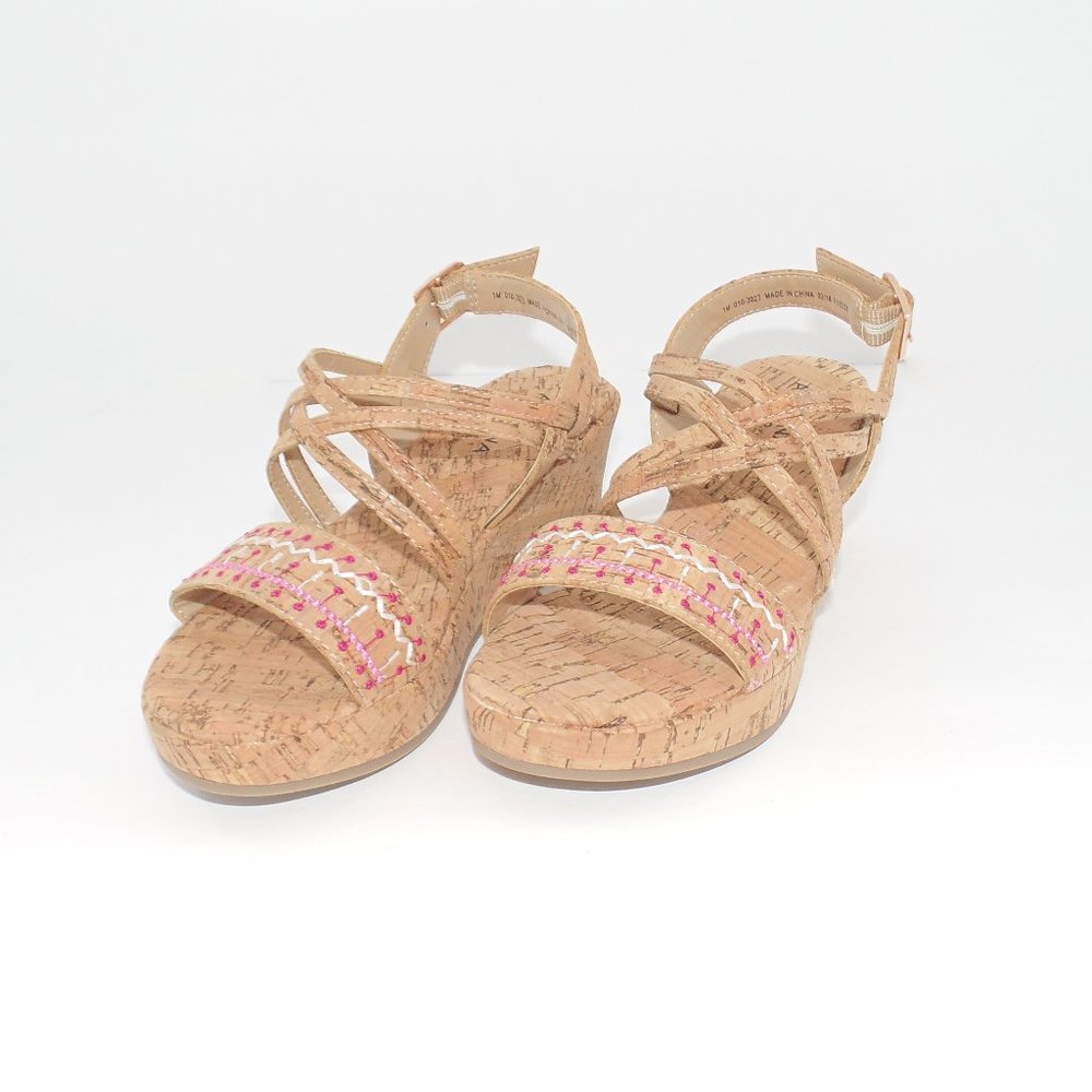 Arizona Elara Girl Brown Wedges Size 1